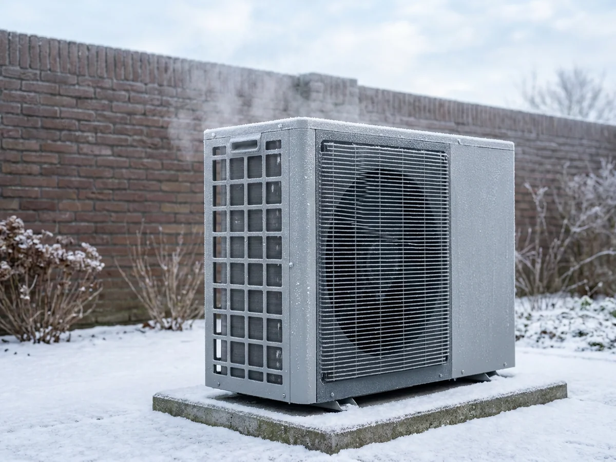 Verwarmt een airco nog bij strenge vorst?