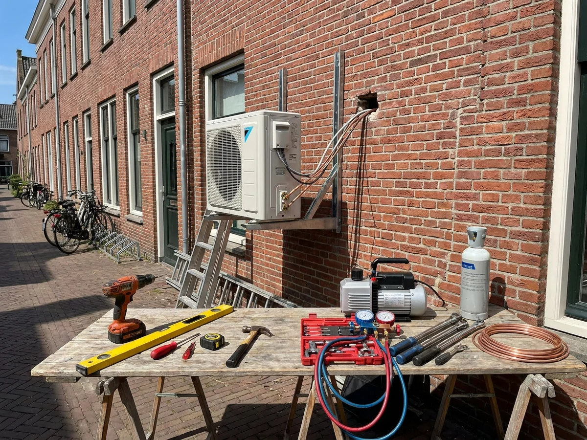 Airco zelf installeren of door een vakman: wat mag je wel en niet?